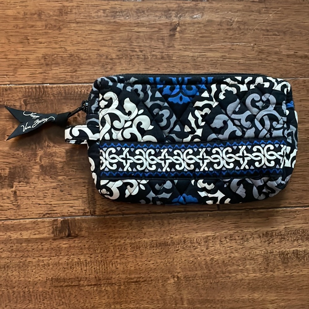 Vera Bradley Canterberry Cobalt Cosmetic Bag